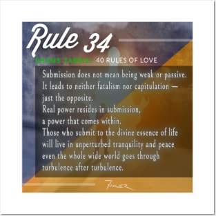 40 RULES OF LOVE - 34 Posters and Art